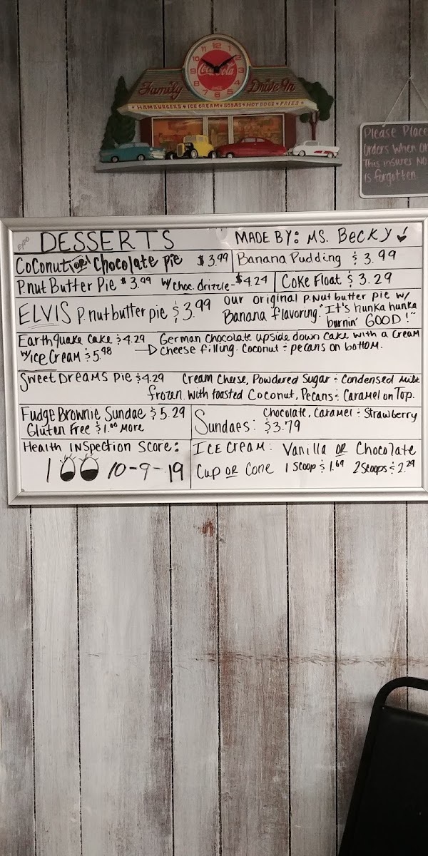 Menu Becky's Grocery And Grill-6